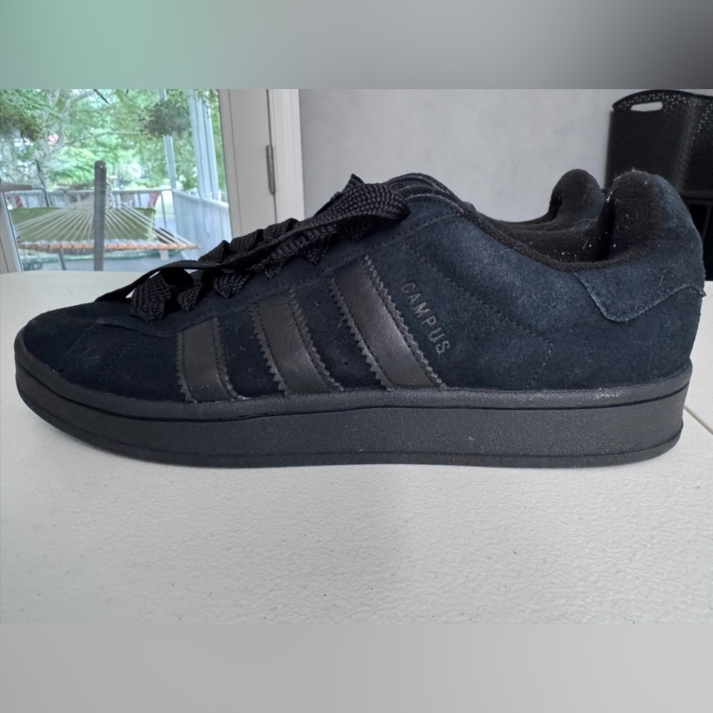 adidas Campus Suede Sneaker in Black